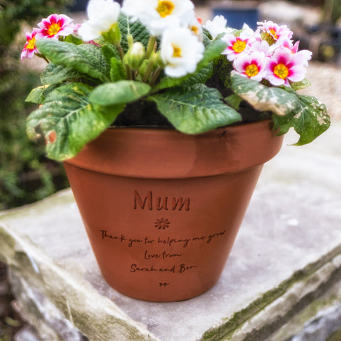 Helping Me Grow Personalised Plant Pot